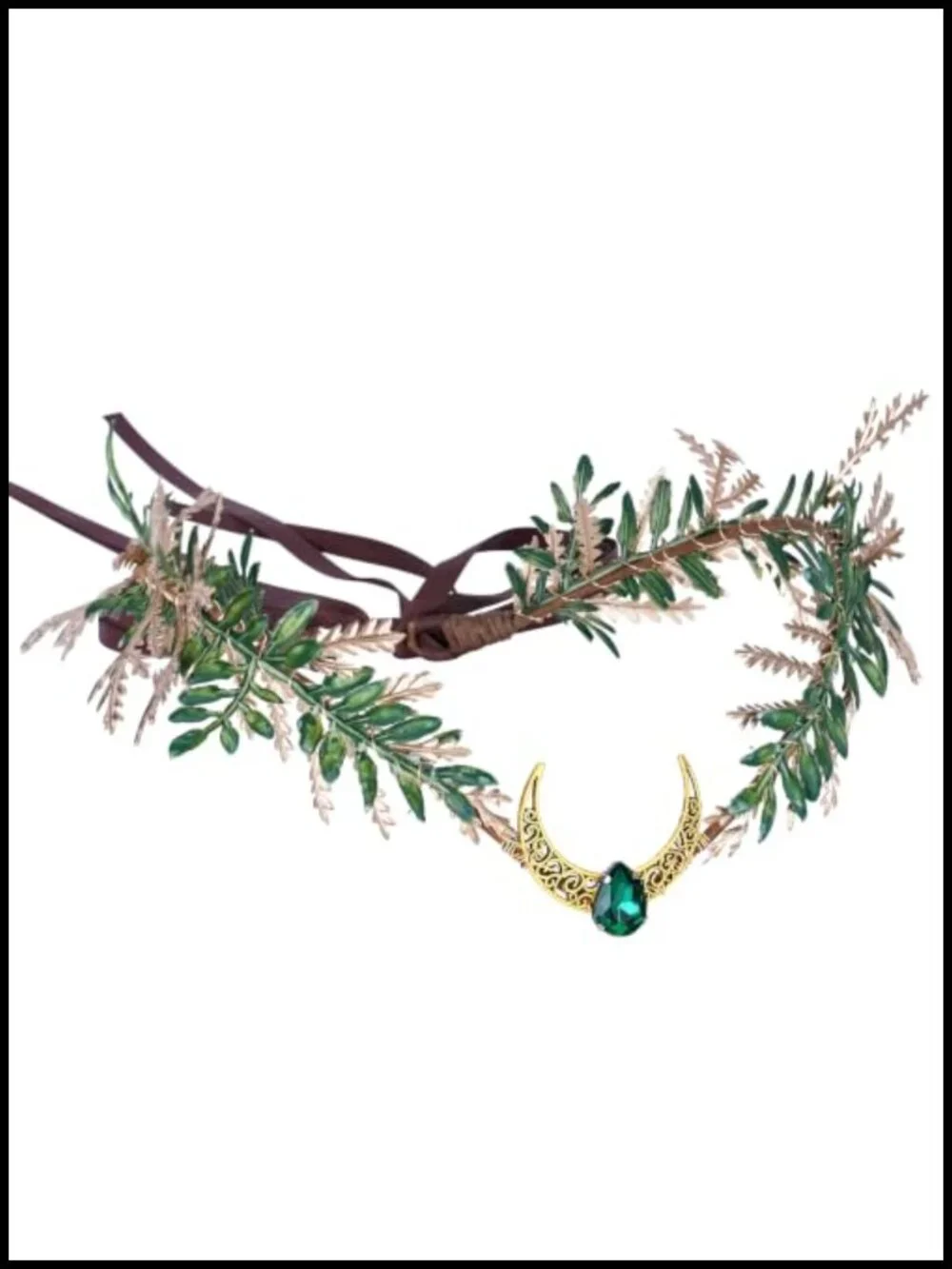 Floral Elf Circlet Fairy Crown Adjustable Woodland Renaissance Headpiece